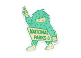 Sasquatch National Park Vinyl Sticker